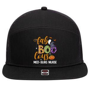 Faboolous Med Surg Nurse Halloween Fabulous Nurse Costume Gift 7 Panel Mesh Trucker Snapback Hat