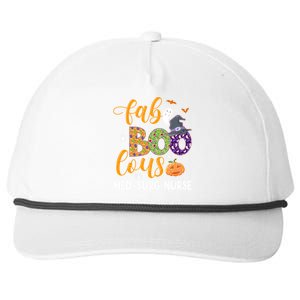 Faboolous Med Surg Nurse Halloween Fabulous Nurse Costume Gift Snapback Five-Panel Rope Hat