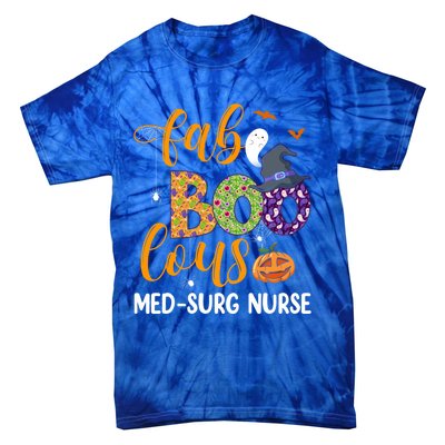 Faboolous Med Surg Nurse Halloween Fabulous Nurse Costume Gift Tie-Dye T-Shirt