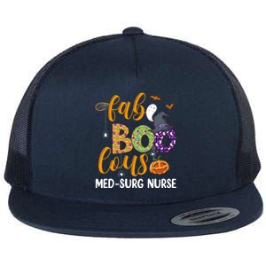 Faboolous Med Surg Nurse Halloween Fabulous Nurse Costume Gift Flat Bill Trucker Hat