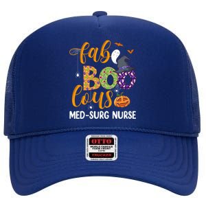 Faboolous Med Surg Nurse Halloween Fabulous Nurse Costume Gift High Crown Mesh Back Trucker Hat