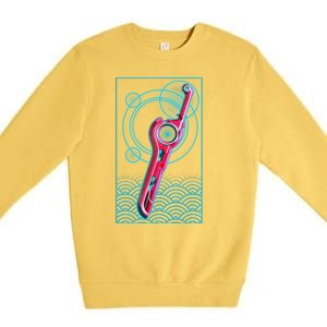 Futuristic Monado Sword Premium Crewneck Sweatshirt