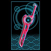 Futuristic Monado Sword Tall T-Shirt