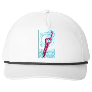 Futuristic Monado Sword Snapback Five-Panel Rope Hat