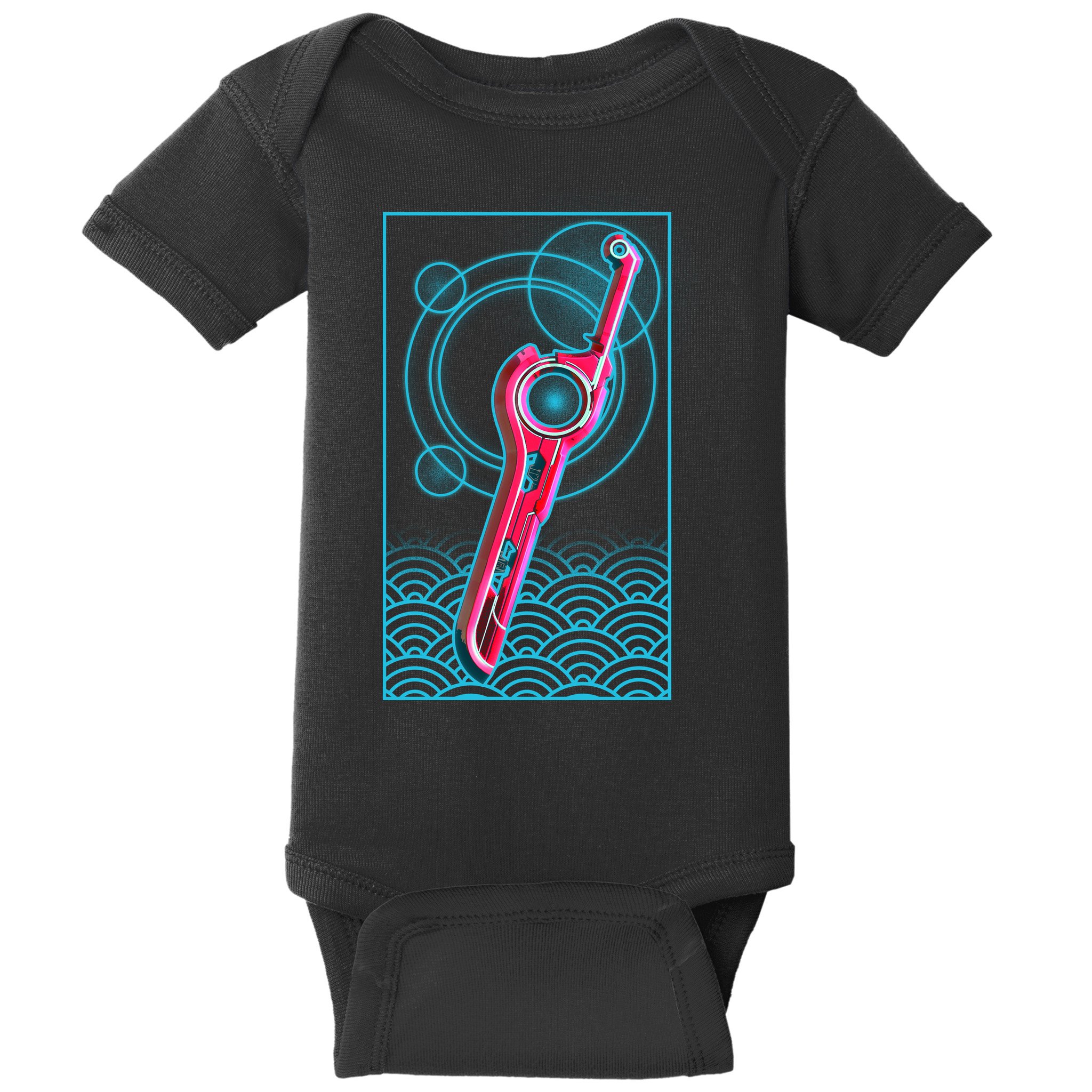 Futuristic Monado Sword Baby Bodysuit
