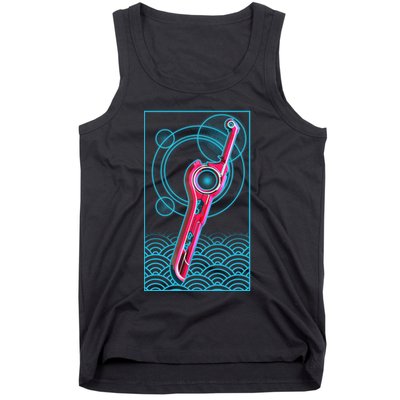 Futuristic Monado Sword Tank Top