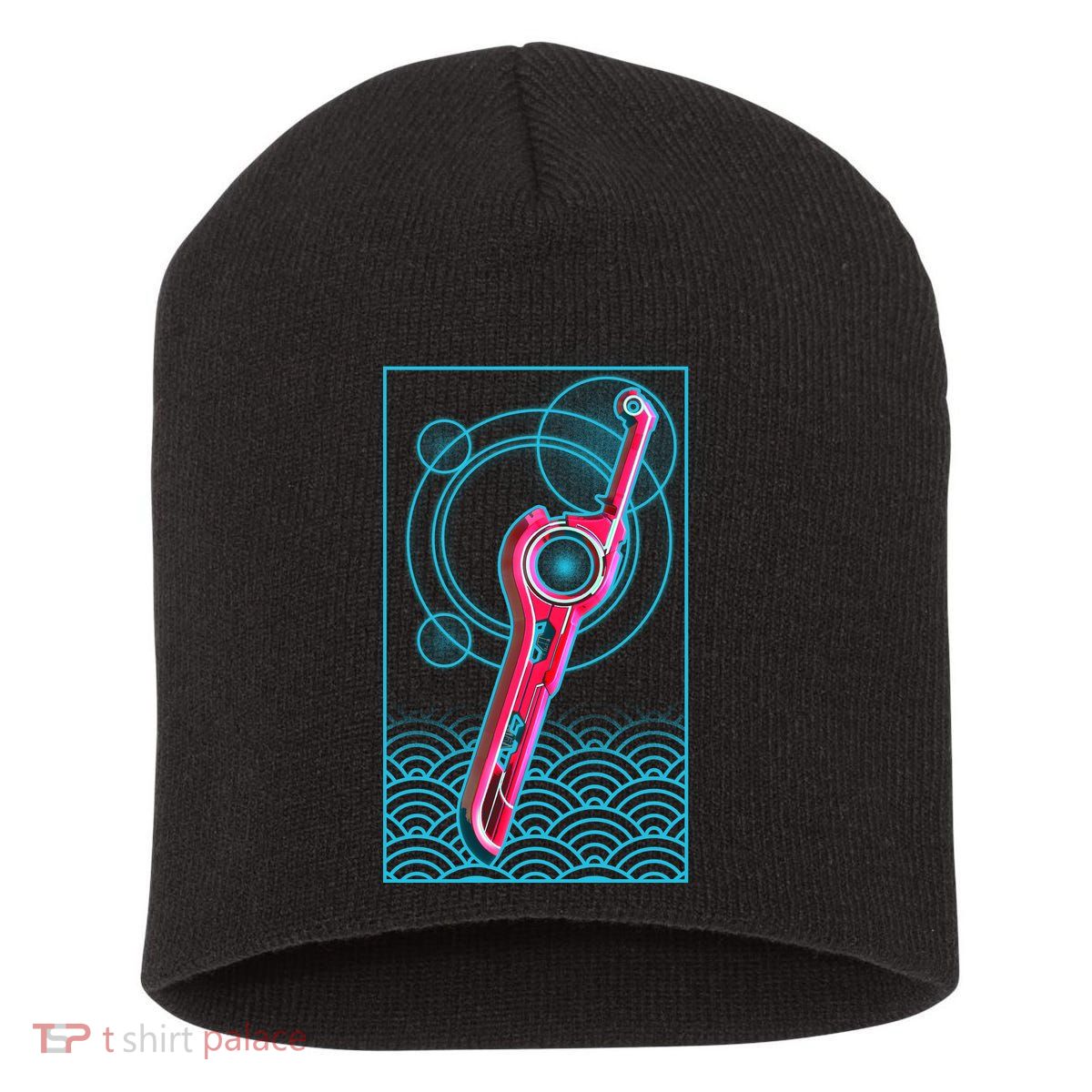 Futuristic Monado Sword Short Acrylic Beanie