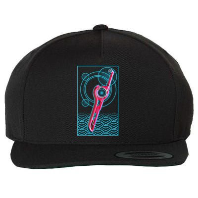 Futuristic Monado Sword Wool Snapback Cap