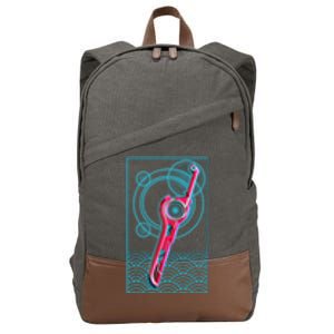 Futuristic Monado Sword Cotton Canvas Backpack