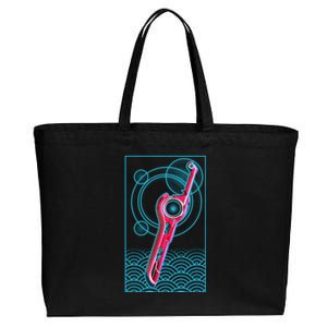 Futuristic Monado Sword Cotton Canvas Jumbo Tote