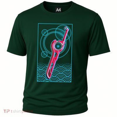 Futuristic Monado Sword Cooling Performance Crew T-Shirt