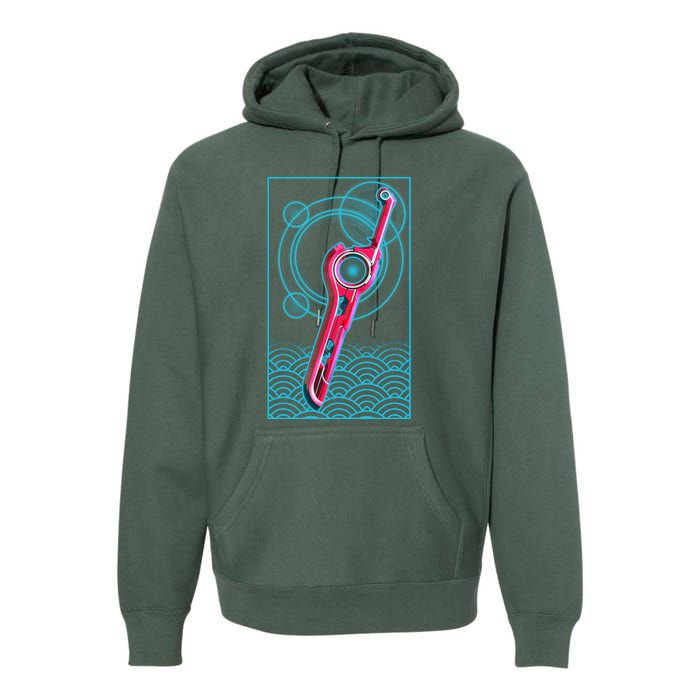 Futuristic Monado Sword Premium Hoodie