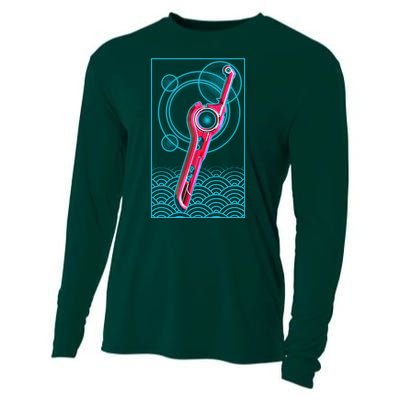 Futuristic Monado Sword Cooling Performance Long Sleeve Crew