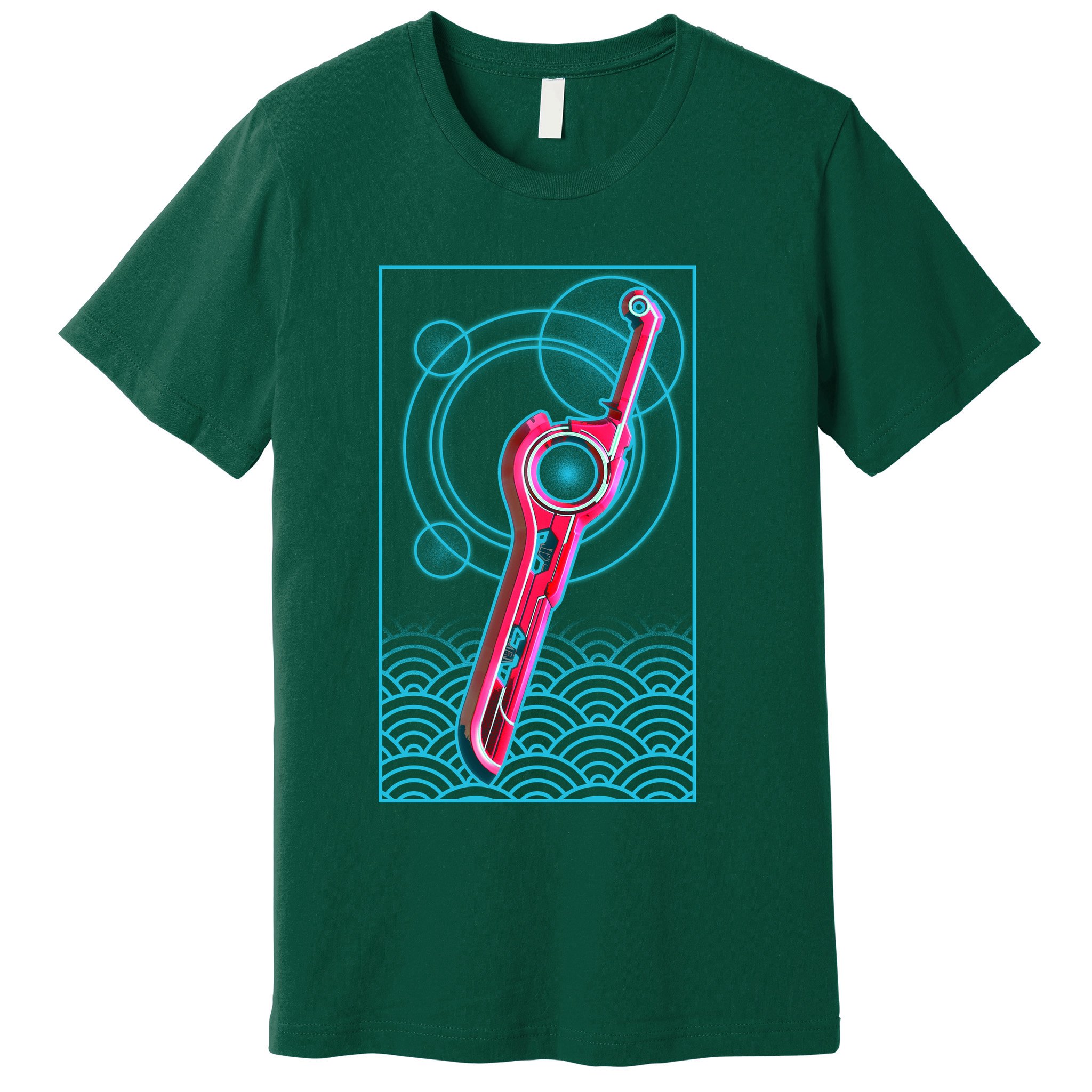 Futuristic Monado Sword Premium T-Shirt
