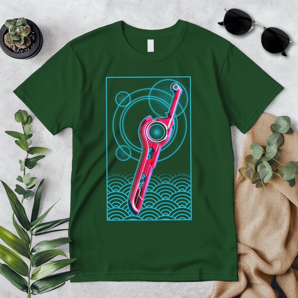 Futuristic Monado Sword Premium T-Shirt