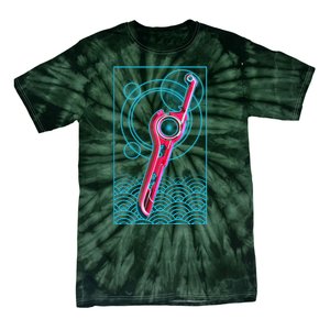 Futuristic Monado Sword Tie-Dye T-Shirt