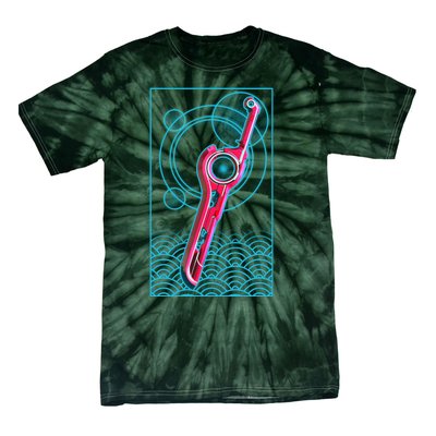 Futuristic Monado Sword Tie-Dye T-Shirt