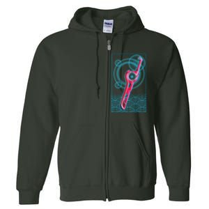 Futuristic Monado Sword Full Zip Hoodie