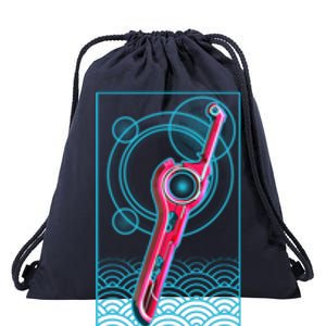 Futuristic Monado Sword Drawstring Bag