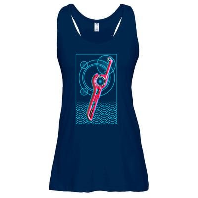 Futuristic Monado Sword Ladies Essential Flowy Tank