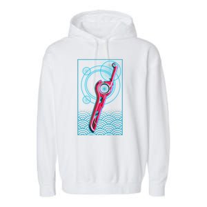 Futuristic Monado Sword Garment-Dyed Fleece Hoodie