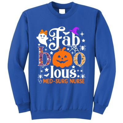 Faboolous Med Surg Nurse Great Gift Halloween Spooky Nursing Gift Sweatshirt