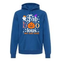 Faboolous Med Surg Nurse Great Gift Halloween Spooky Nursing Gift Premium Hoodie