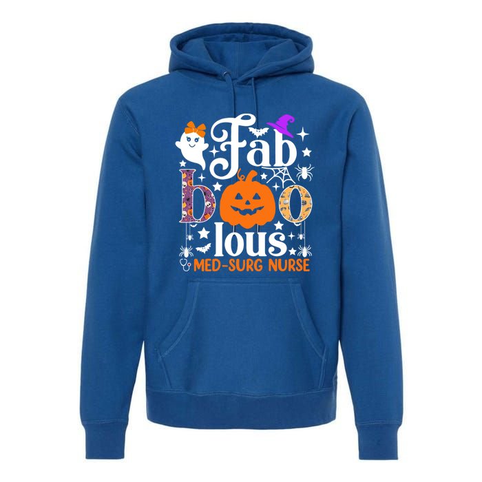 Faboolous Med Surg Nurse Great Gift Halloween Spooky Nursing Gift Premium Hoodie