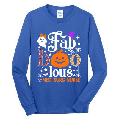 Faboolous Med Surg Nurse Great Gift Halloween Spooky Nursing Gift Tall Long Sleeve T-Shirt