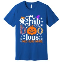 Faboolous Med Surg Nurse Great Gift Halloween Spooky Nursing Gift Premium T-Shirt