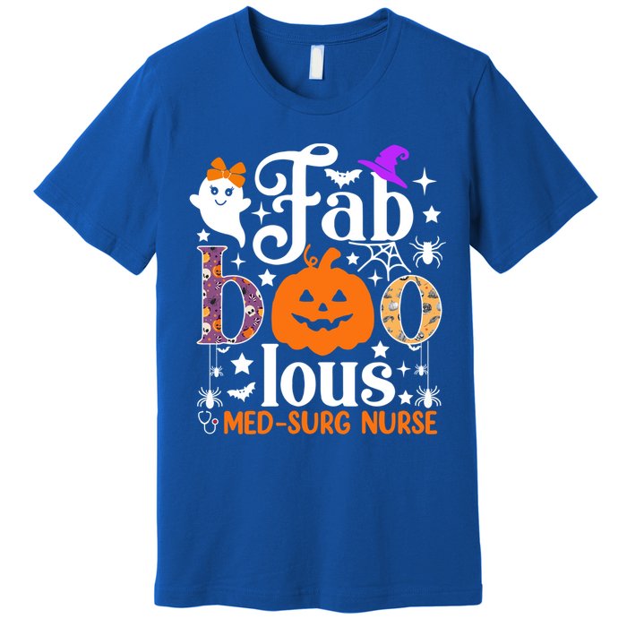 Faboolous Med Surg Nurse Great Gift Halloween Spooky Nursing Gift Premium T-Shirt