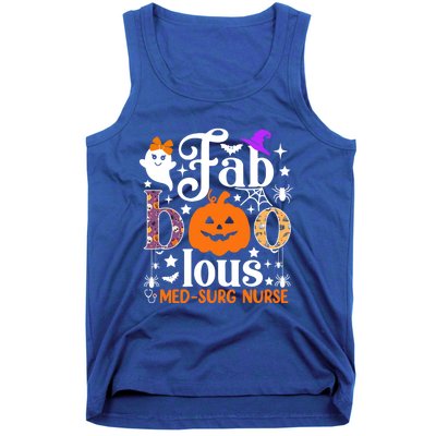 Faboolous Med Surg Nurse Great Gift Halloween Spooky Nursing Gift Tank Top