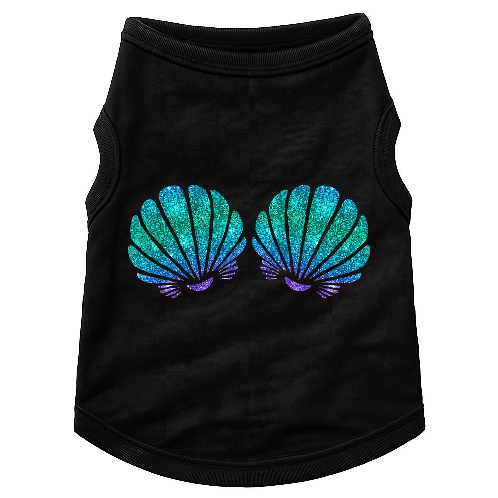 funny Mermaid Sea Shell Bra Costume Doggie Tank