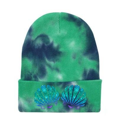 funny Mermaid Sea Shell Bra Costume Tie Dye 12in Knit Beanie