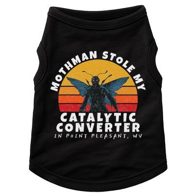 Funny Mothman Stole My Catalytic Converter Mothman Cryptid Doggie Tank