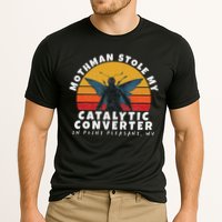 Funny Mothman Stole My Catalytic Converter Mothman Cryptid Performance Shirt
