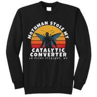 Funny Mothman Stole My Catalytic Converter Mothman Cryptid Sweatshirt