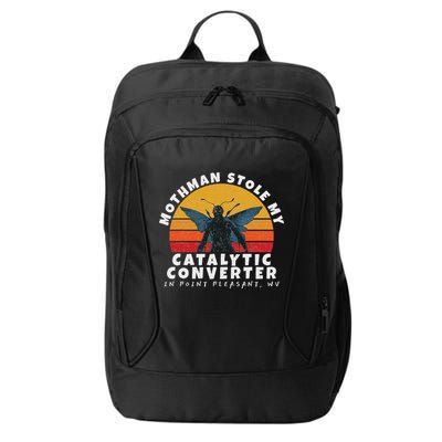 Funny Mothman Stole My Catalytic Converter Mothman Cryptid City Backpack