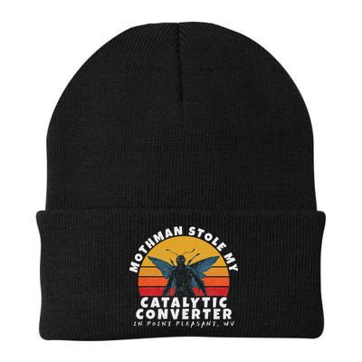 Funny Mothman Stole My Catalytic Converter Mothman Cryptid Beanie