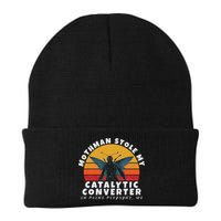 Funny Mothman Stole My Catalytic Converter Mothman Cryptid Beanie