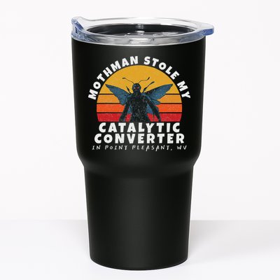 Funny Mothman Stole My Catalytic Converter Mothman Cryptid Tumbler