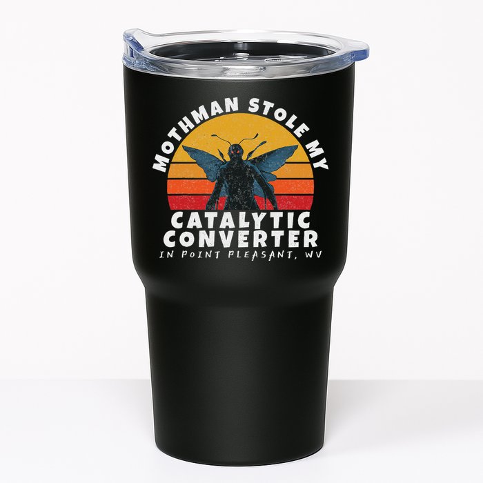Funny Mothman Stole My Catalytic Converter Mothman Cryptid Tumbler