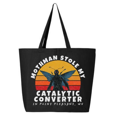 Funny Mothman Stole My Catalytic Converter Mothman Cryptid 25L Jumbo Tote