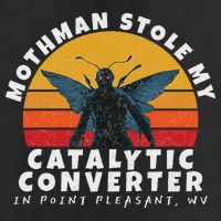 Funny Mothman Stole My Catalytic Converter Mothman Cryptid 25L Jumbo Tote