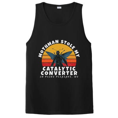 Funny Mothman Stole My Catalytic Converter Mothman Cryptid PosiCharge Competitor Tank