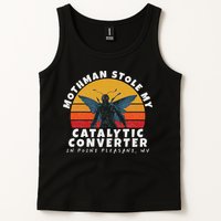 Funny Mothman Stole My Catalytic Converter Mothman Cryptid Tank Top