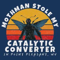 Funny Mothman Stole My Catalytic Converter Mothman Cryptid Infant Baby Jersey Bodysuit