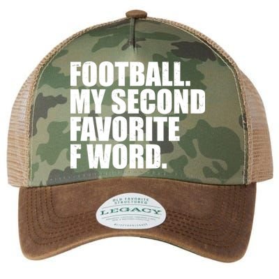 Football My Second Favorite F Word Legacy Tie Dye Trucker Hat