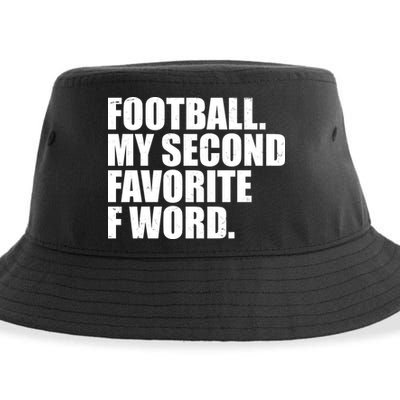 Football My Second Favorite F Word Sustainable Bucket Hat