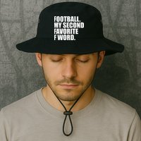 Football My Second Favorite F Word Bucket Hat